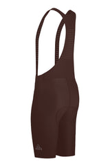 mens brown cycle bibs comfortable for professional biker for long distances