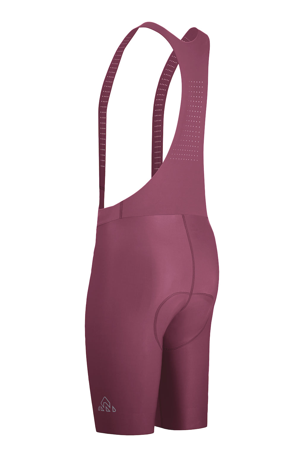 men's burgundy cycling bib shorts padded for amateur rider for long rides