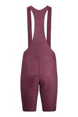 mens burgundy cycling shorts with chamois for amateur cyclists with mesh straps