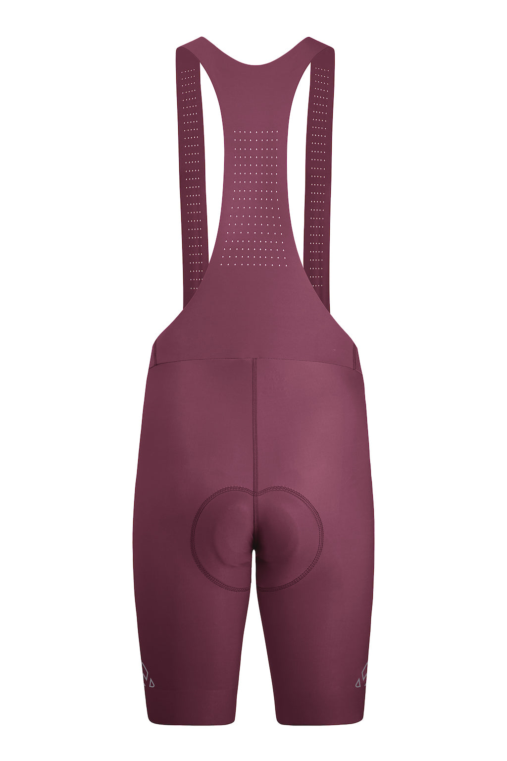 mens burgundy cycling shorts with chamois for amateur cyclists with mesh straps