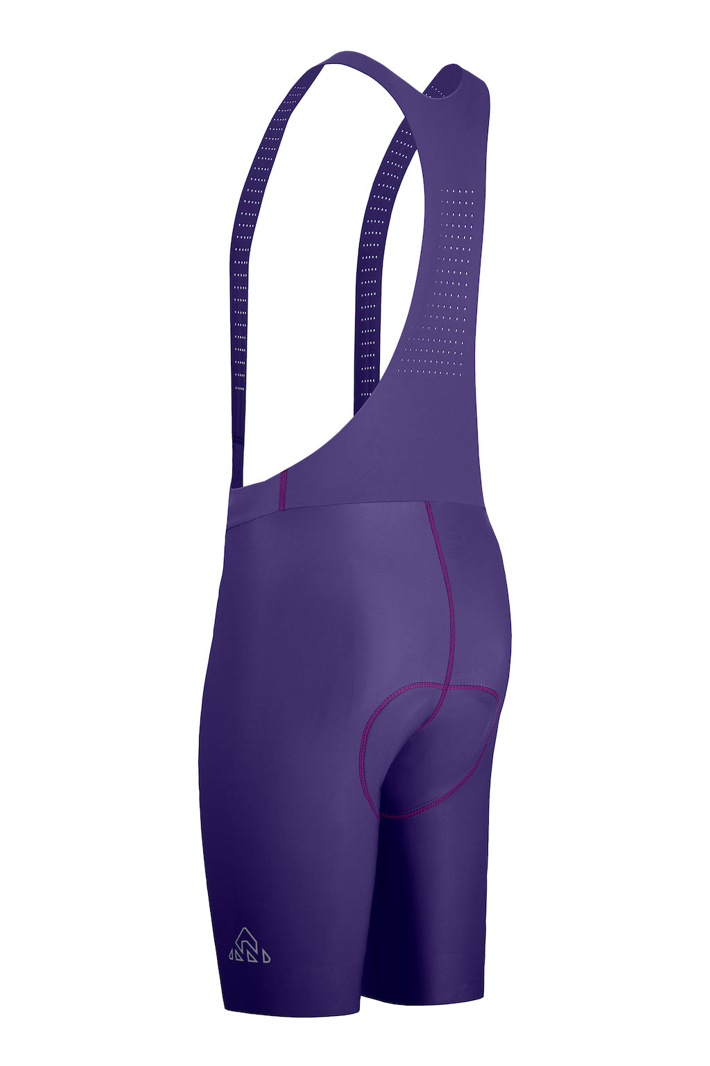 men's purple cycling shorts lightweigh for amateur rider with mesh straps