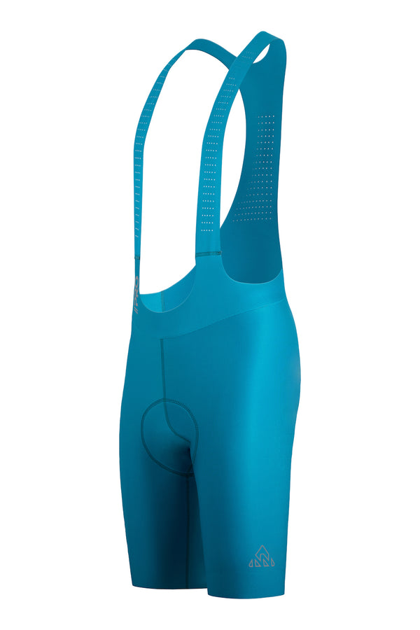cycling bib shorts in miami cycle clothing - mens turquoise cycling shorts comfortable for amateur biker with mesh straps