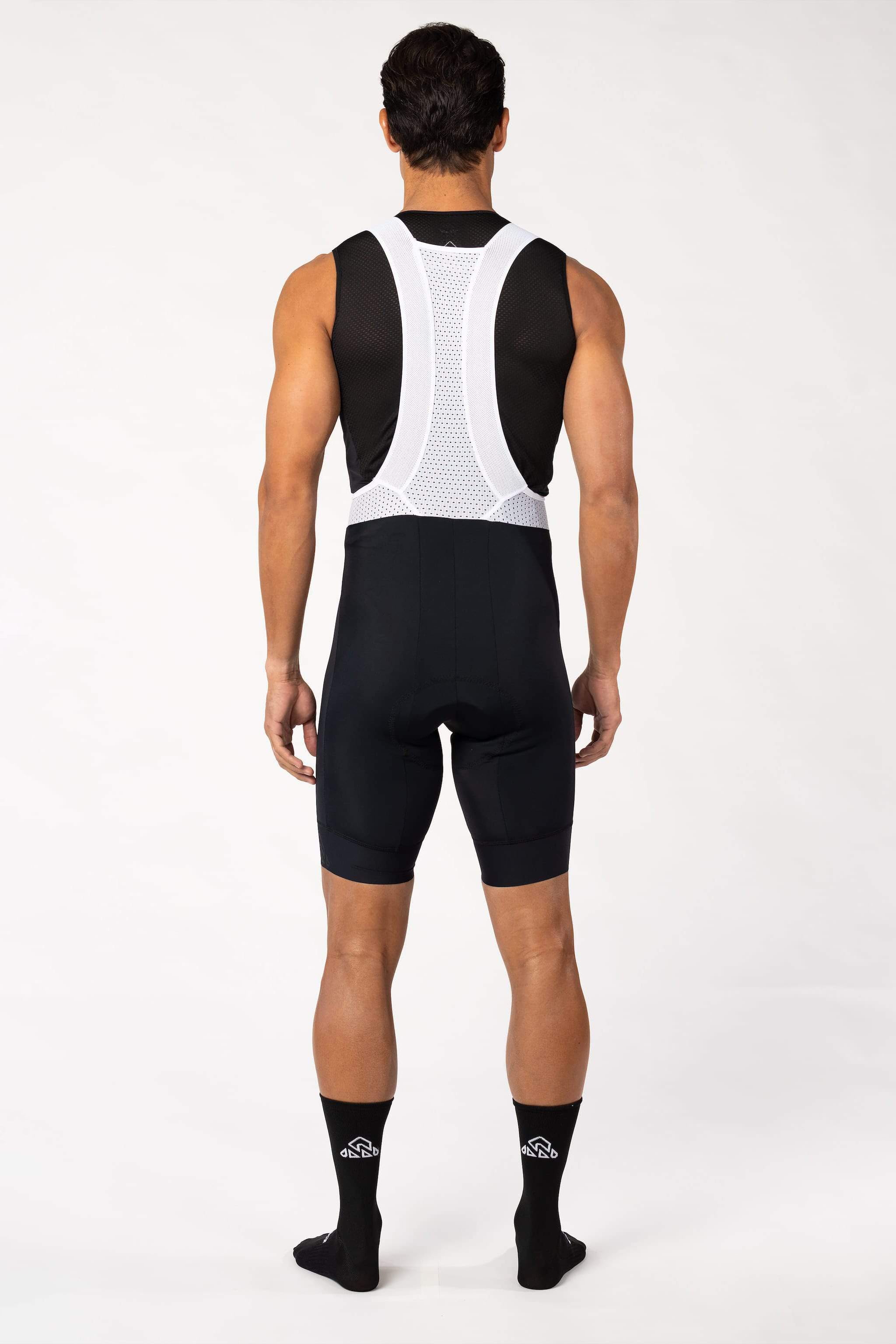 bike athletic wear - mens black 0 with chamois for professional rider with mesh straps