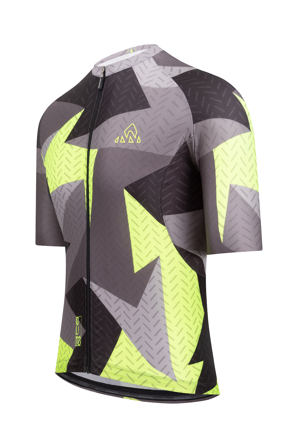 A men's cycling tee with short sleeves. The tee has a relaxed fit and is made from soft, moisture-wicking material to enhance comfort.