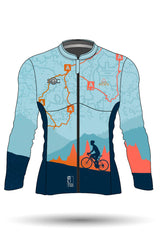 Men's Elite Jersey Long Sleeve - Blue / Orange