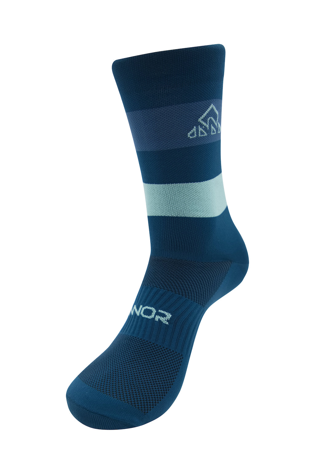 cycle gear - Unisex Blue / Green Cycling Socks - design custom cycling sock