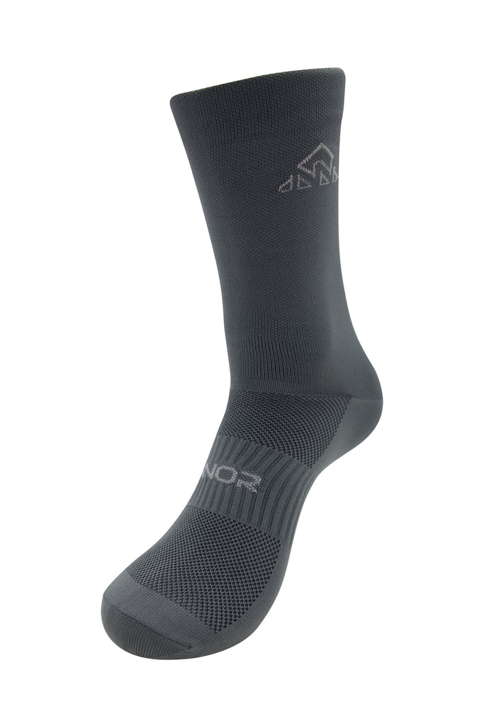 Unisex Dark Gray Cycling Socks - men's dark gray cycling socks - biking wear - Unisex Dark Gray Cycling Socks - cycling sock