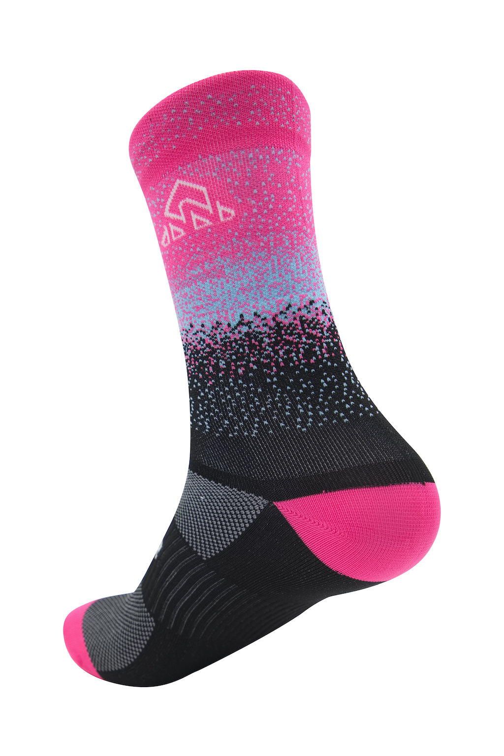 Unisex Fucsia Degree Cycling Socks - summer cycling sock