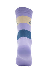 Unisex Lilac / Petroleum Cycling Socks - cycling sock brands