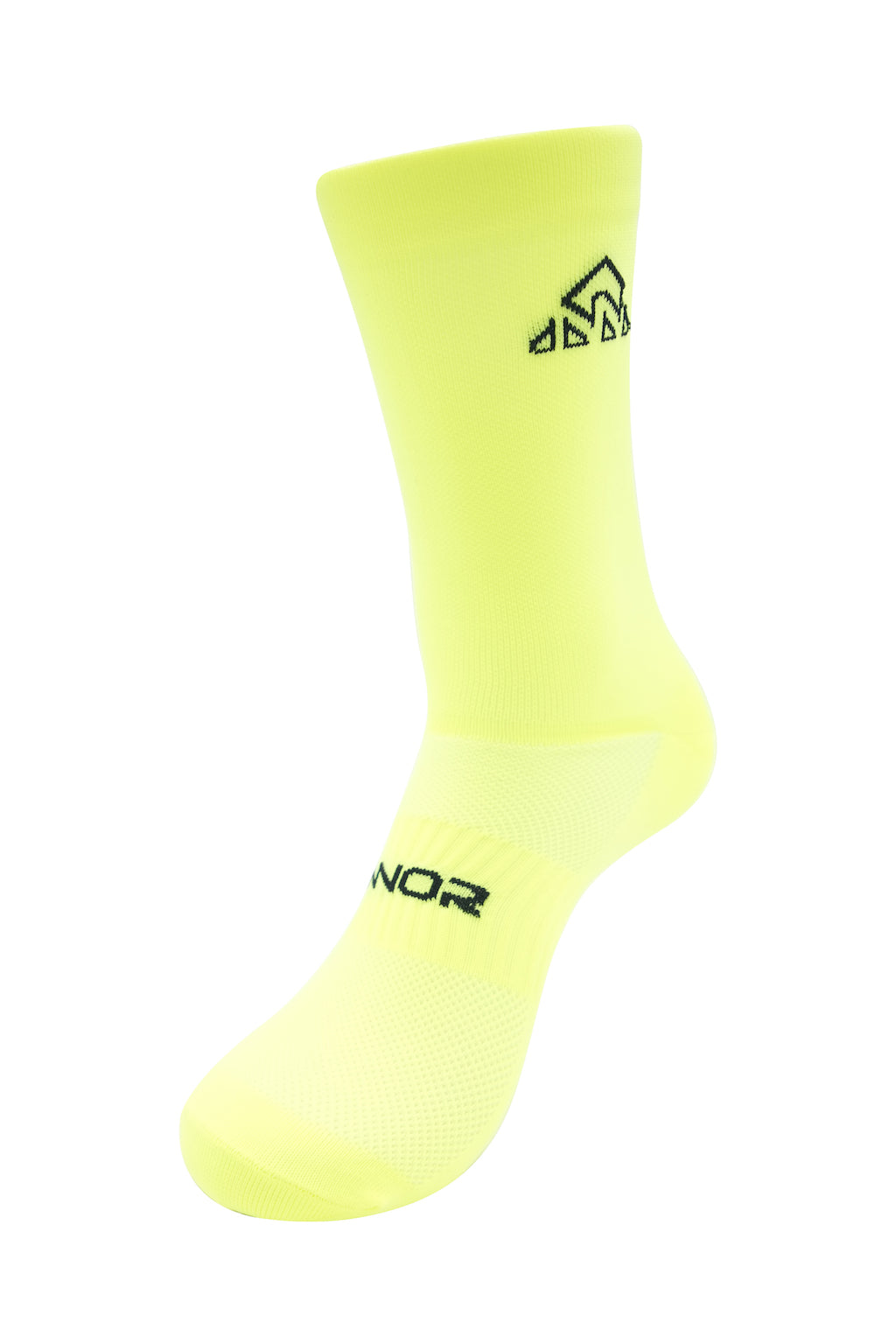 bike gear clothing - Unisex Neon Green Cycling Socks - design custom cycling sock