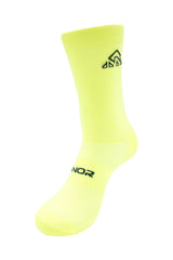 bike gear clothing - Unisex Neon Green Cycling Socks - design custom cycling sock