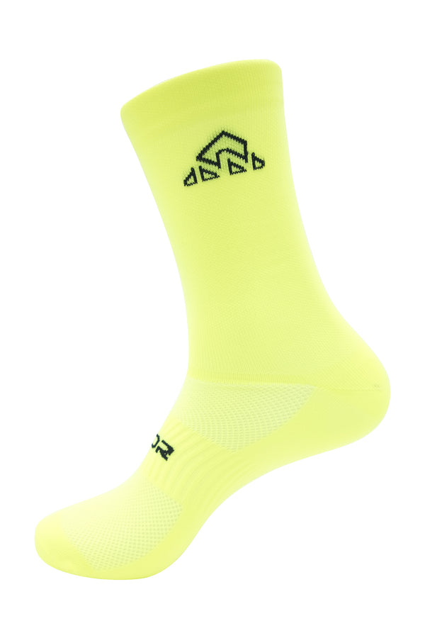   bike casual wear - Unisex Neon Green Cycling Socks - design custom cycling sock sale