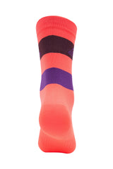 Unisex Orange / Purple Cycling Socks - cycling sock color