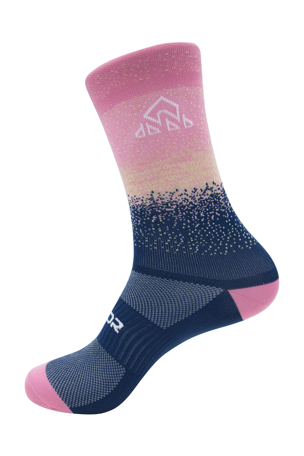road bike clothing - Unisex Peach Degree Cycling Socks - top cycling sock brand
