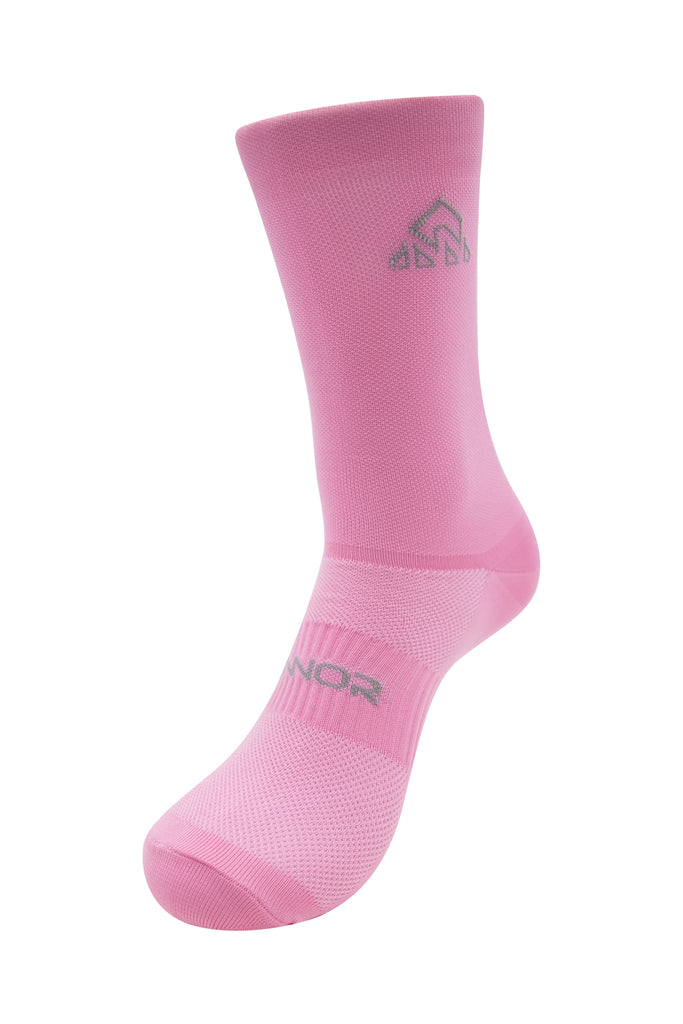 Unisex Pink Cycling Socks - men's pink cycling socks - bike casual wear - Unisex Pink Cycling Socks - design custom cycling sock