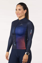 bicycle gear wear, women's cycling jersey long sleeve