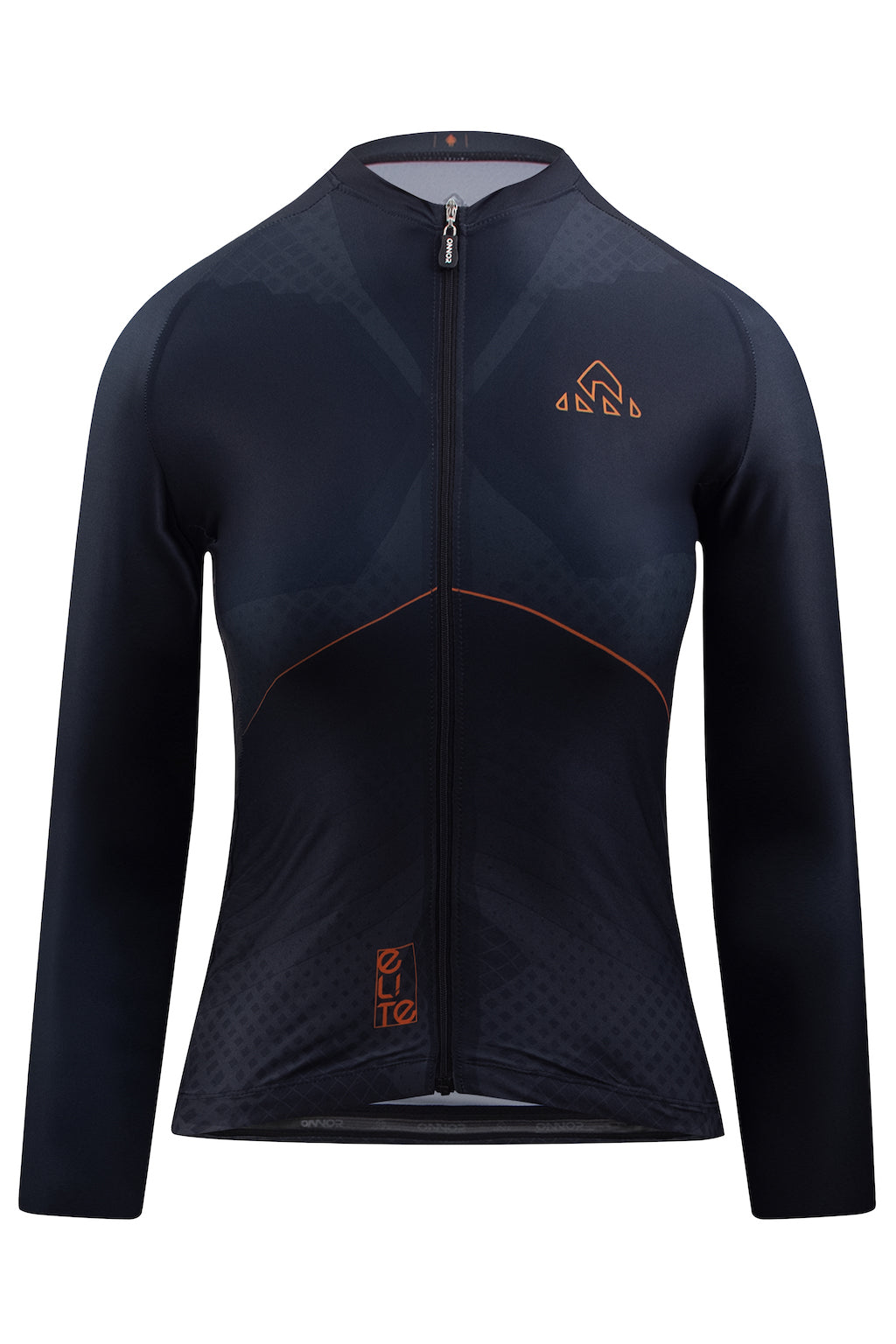 Women's Black Cycling Jersey Long Sleeve