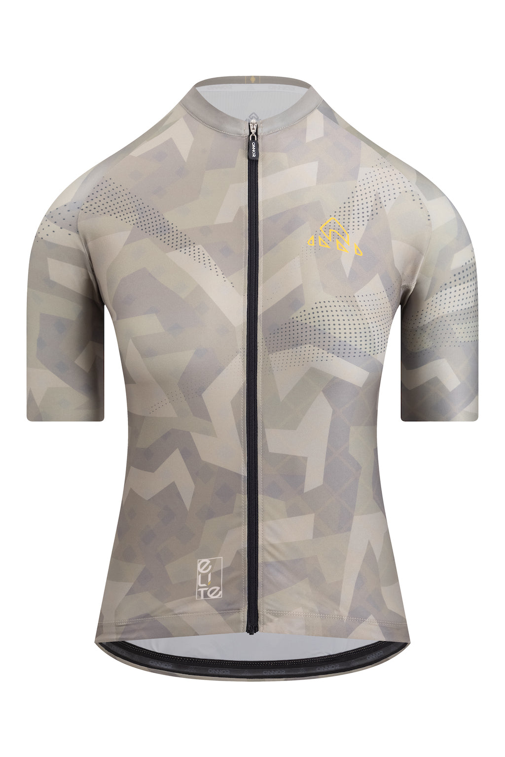 Women's Beige / Brown Pro Cycling Jersey Short Sleeve