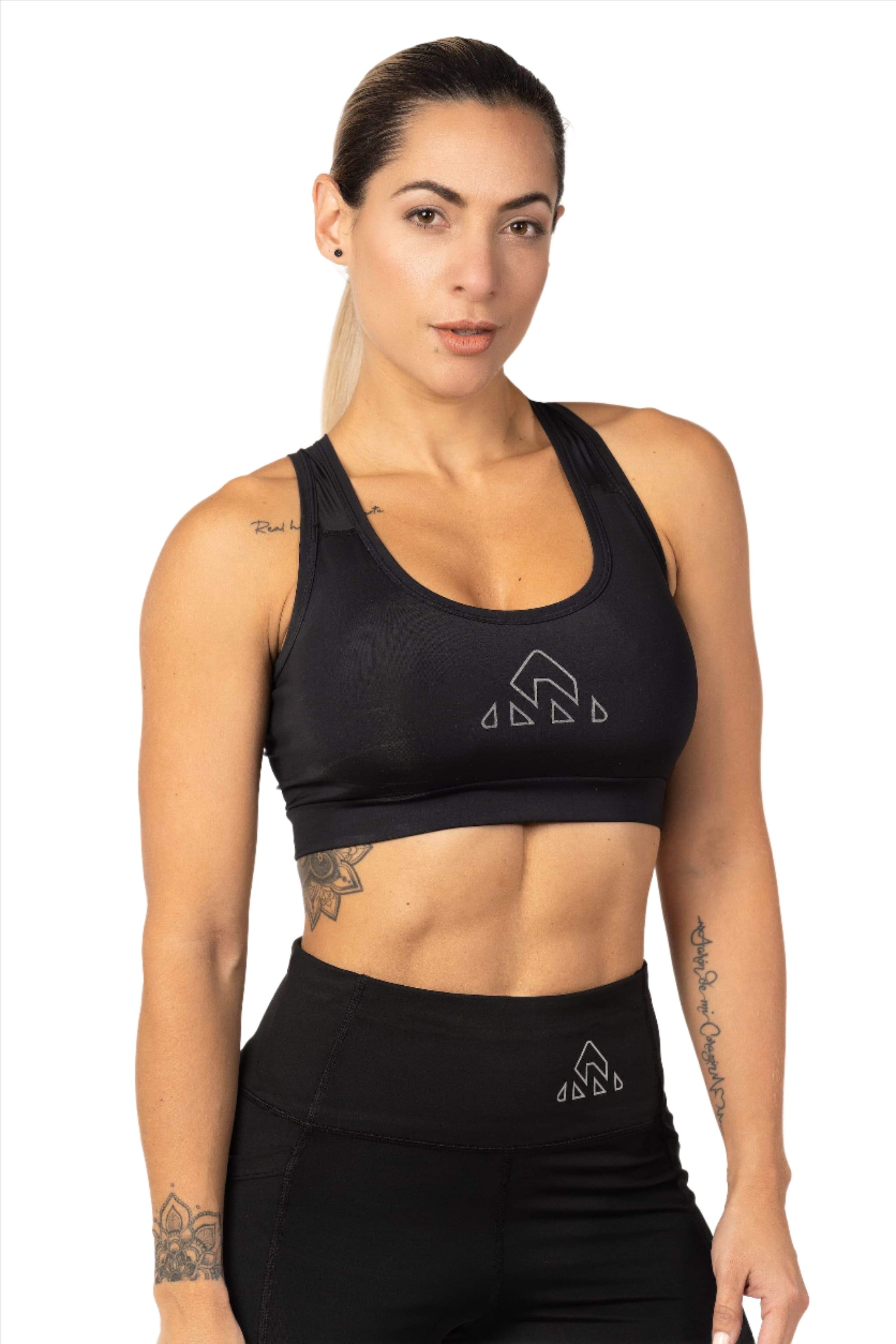 Women's Black Pro Sport Bra – Onnor Sport