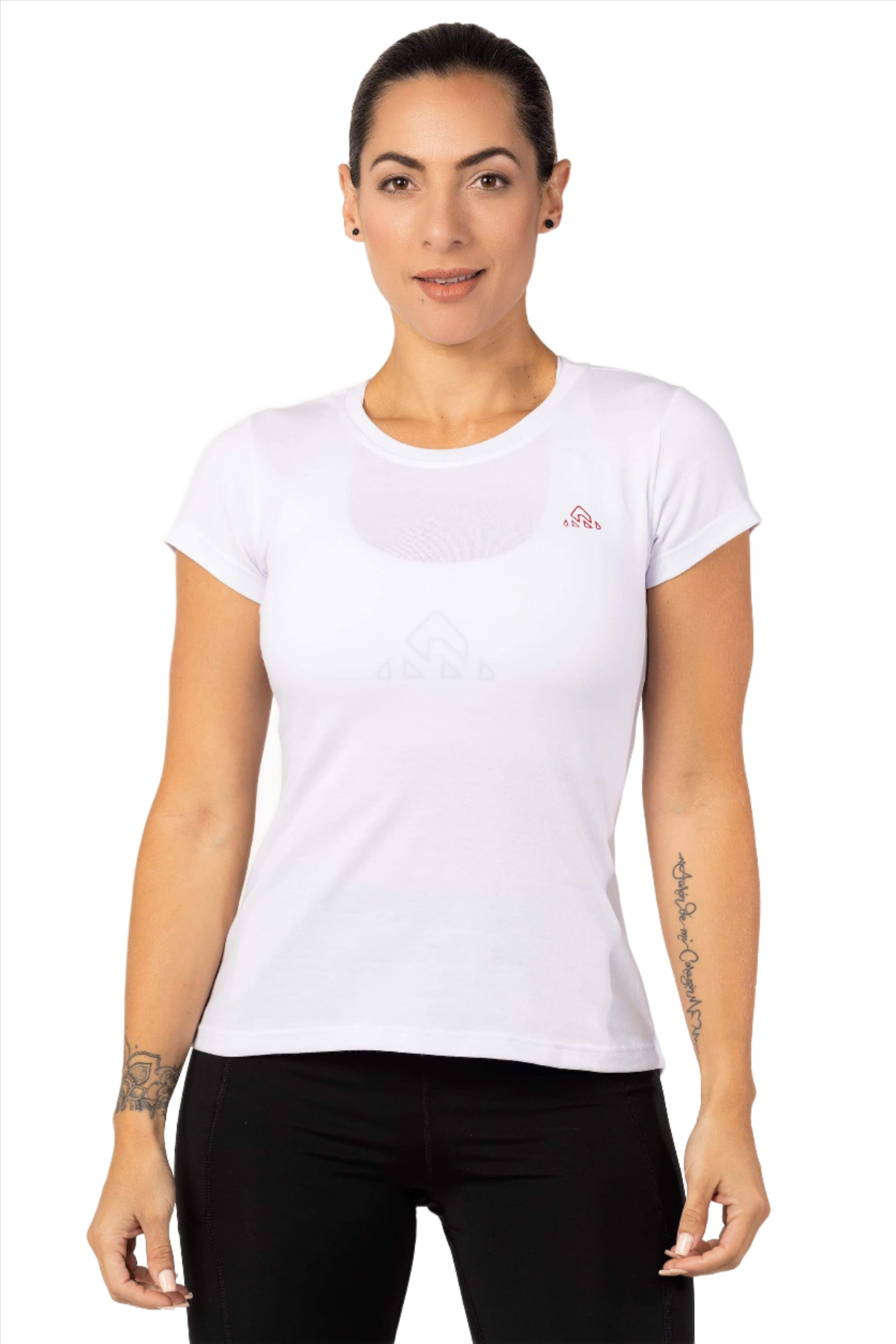Running clothing, Women's Cotton Sport T-Shirt - Short Sleeve White, cheap running t-shirt for women, running t-shirt sale Miami, running clothes, Women's sport white t-shirt