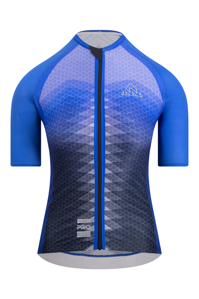 Women's Pro Cycling Jersey Short Sleeve - Blue / Purple - women's blue / purple jerseys short sleeve - Women's Blue / Purple Pro Cycling Jersey Short Sleeve