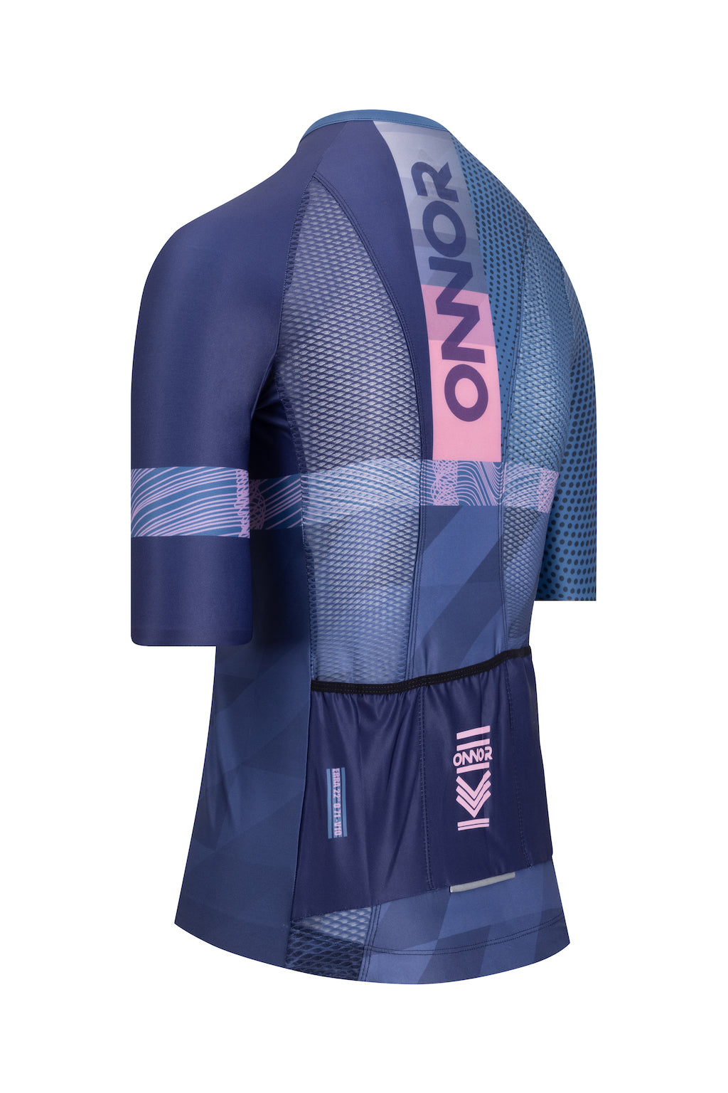 A women's biking garment with a short-sleeved design, combining technical features with a stylish aesthetic for a complete cycling outfit.