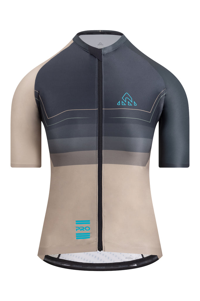 Women's Elite Cycling Jersey Short Sleeve - Beige / Brown - women's beige / brown jerseys short sleeve - Women's Beige / Brown Cycling Jersey Short Sleeve