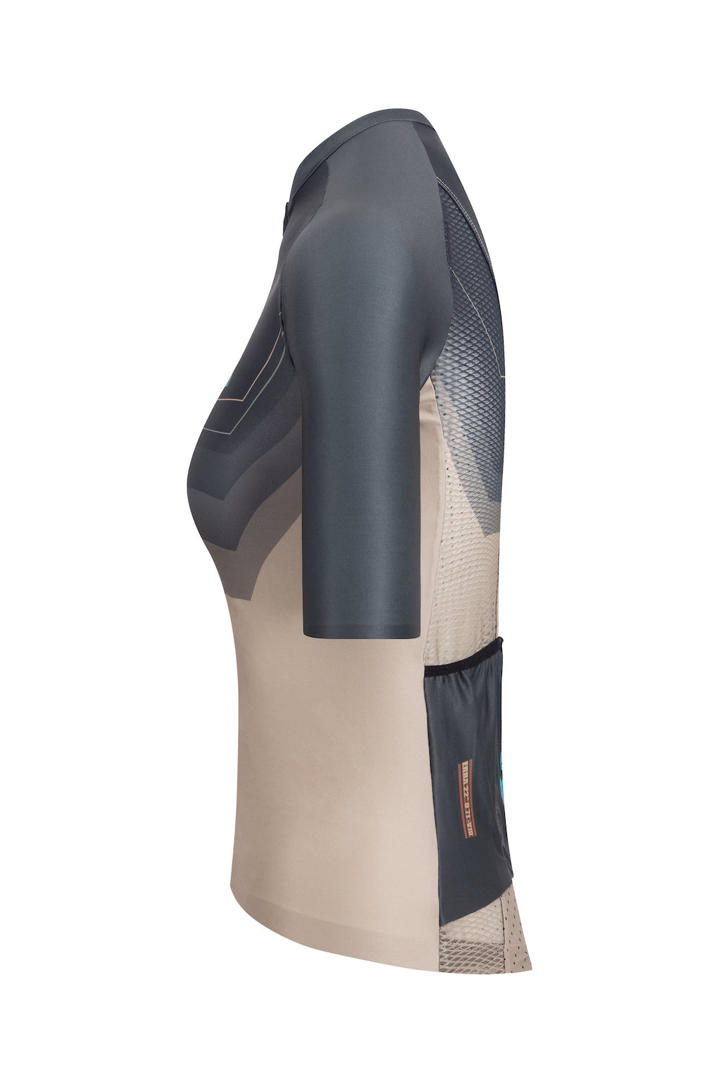 A ladies' biking blouse with short sleeves, designed to provide a balance between performance and fashion for female cyclists.