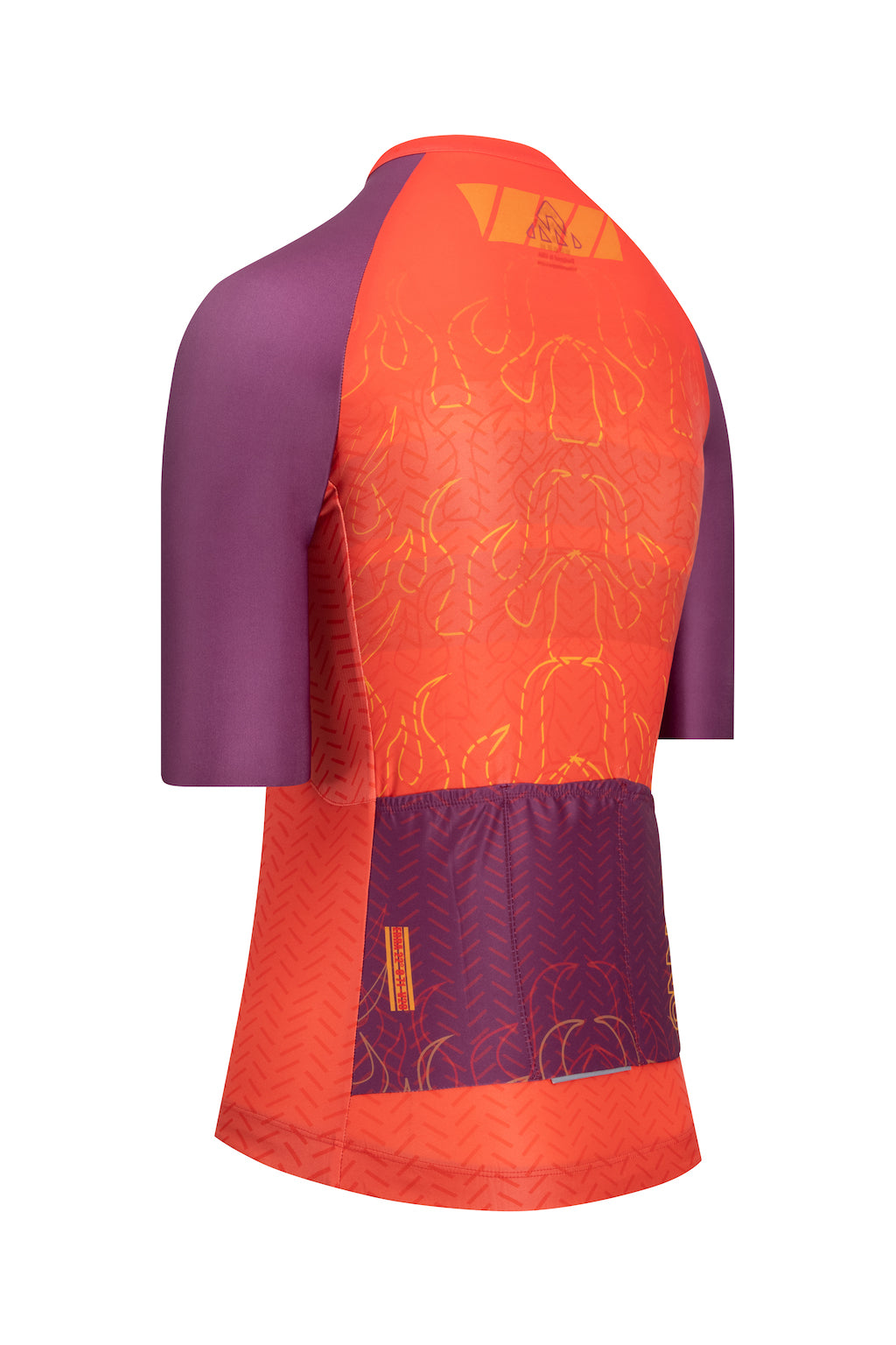 A women's cycling garment with a short-sleeve design, engineered to provide optimal breathability and moisture management.