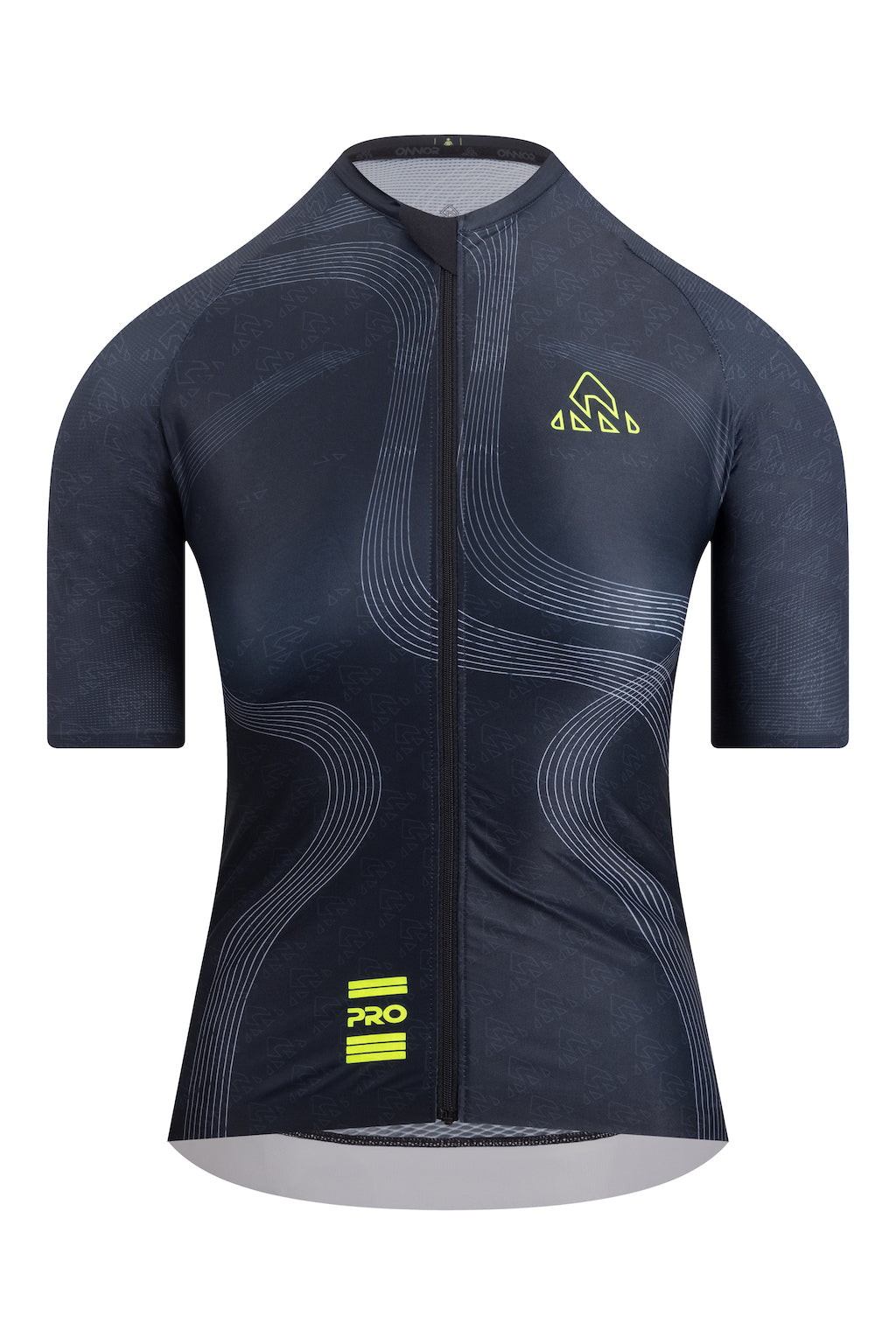 Women's Black / Grey Pro Cycling Jersey Short Sleeve - Black / Grey