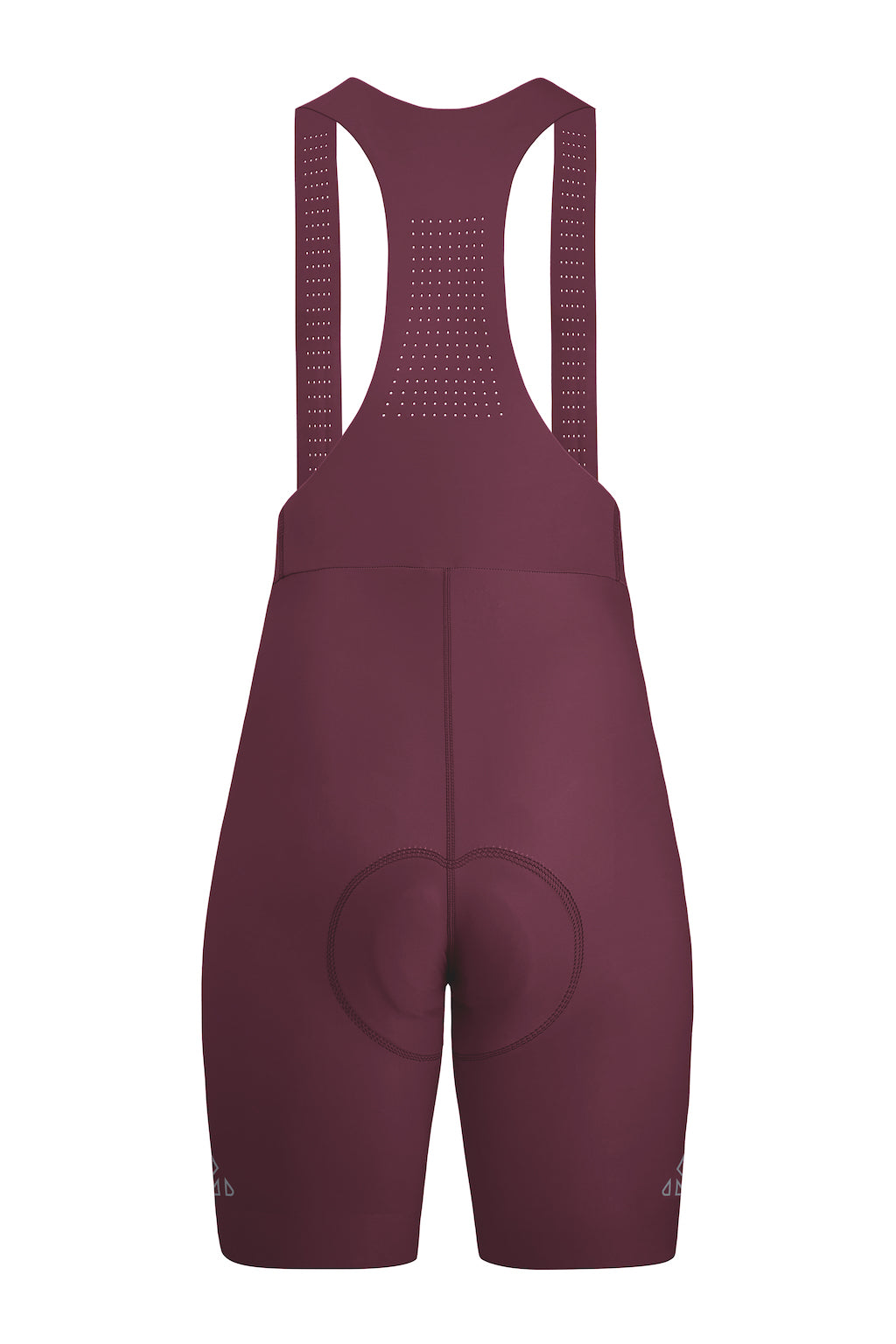 women's burgundy cycle bibs padded for professional rider for long rides
