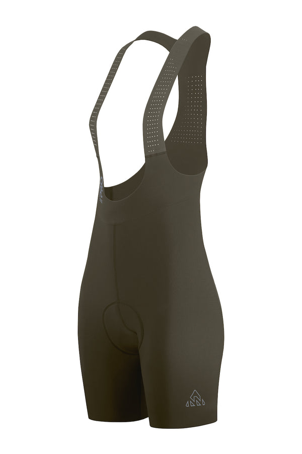 cycling bib shorts in miami  bike clothing - women's olive green cycling shorts comfortable for professional rider for long distances