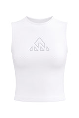 activewear biker, women's white professional base layer