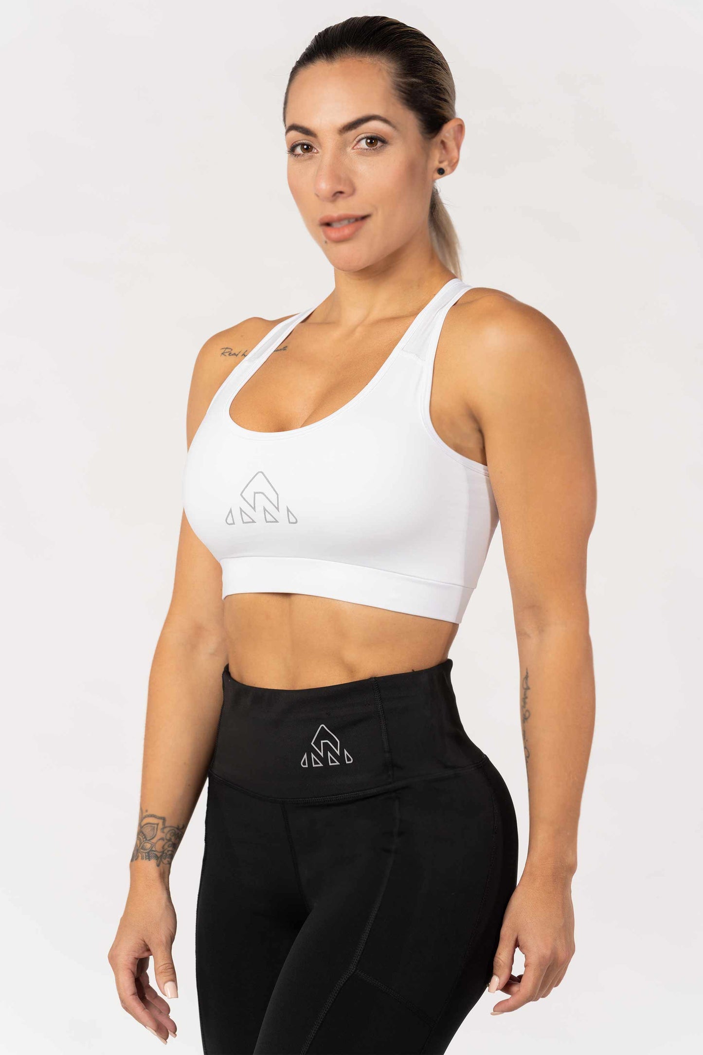 womens running sport bra, best sport bra, Miami Beach, Women's Sport Bra White, professional sport bra